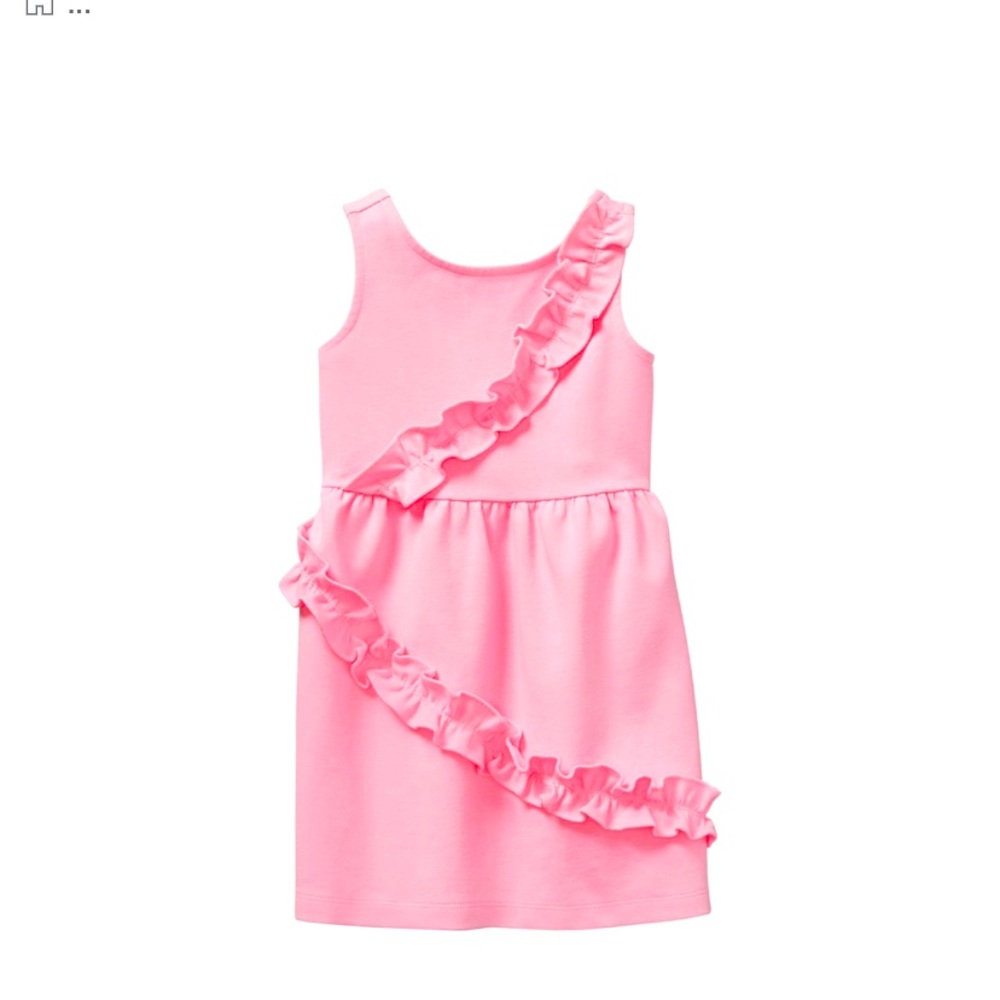 Janie and Jack Ponte Ruffle Dress